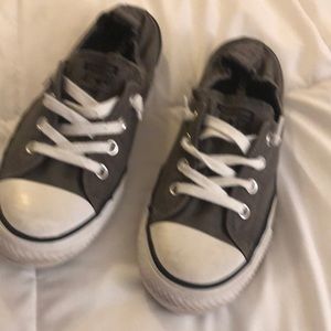 Converse sling back women’s 10 shoe dark grey